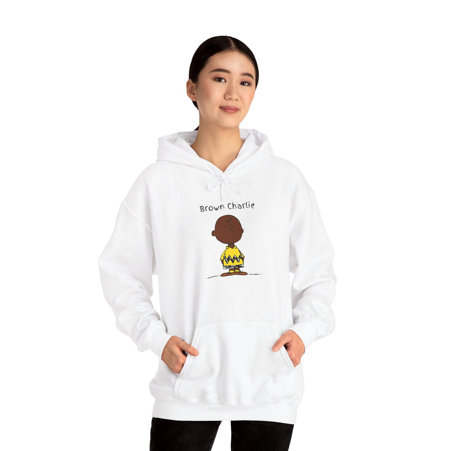 Heavy Blend™ Hooded Sweatshirt - Brown Charlie