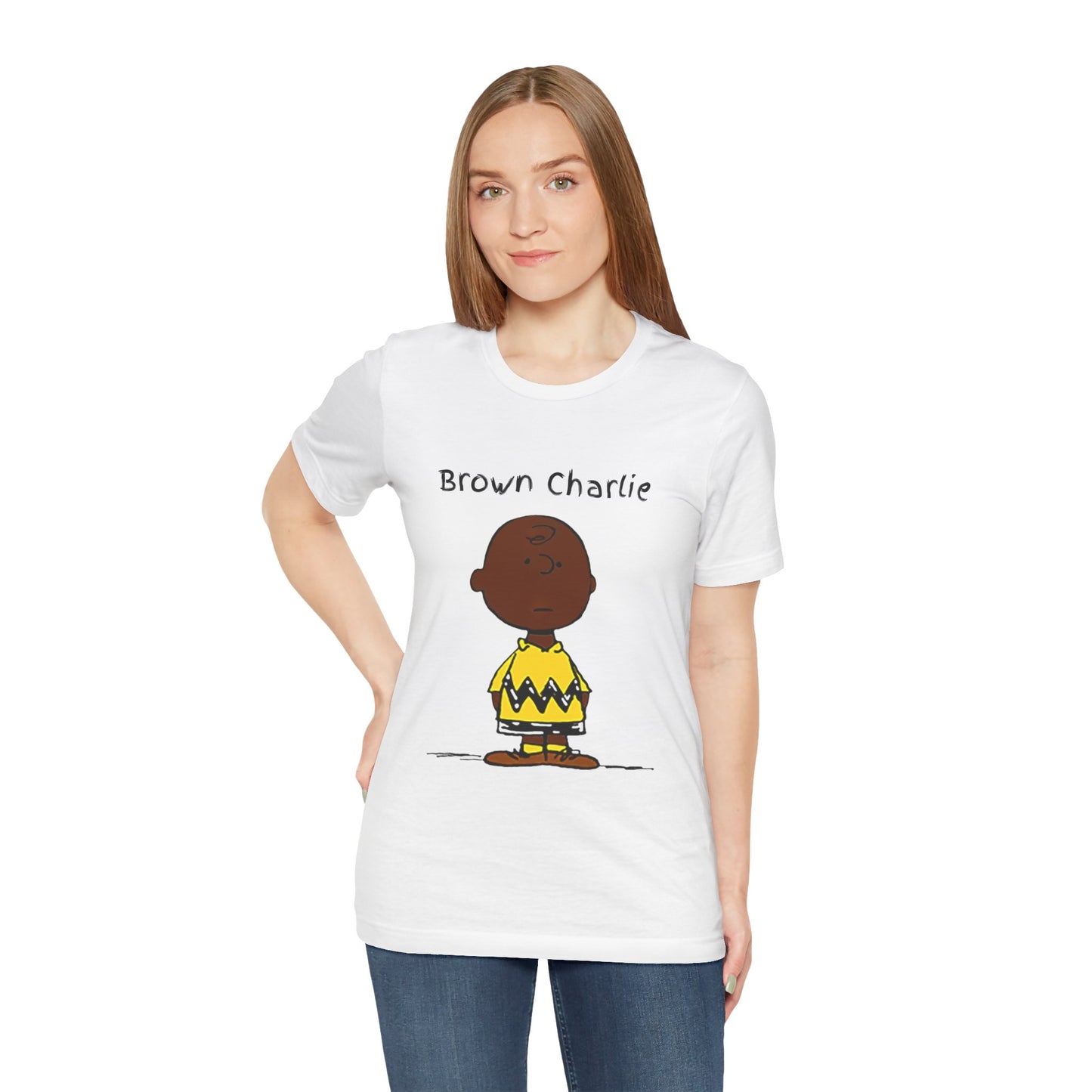 Jersey Short Sleeve Tee - Brown Charlie