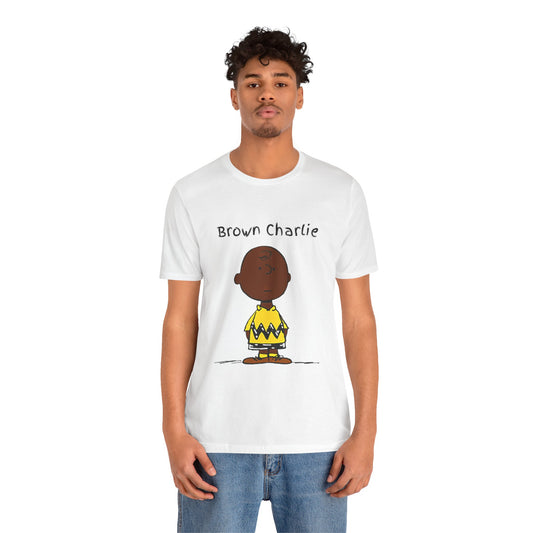 Jersey Short Sleeve Tee - Brown Charlie