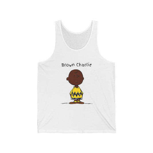 Jersey Tank - Brown Charlie