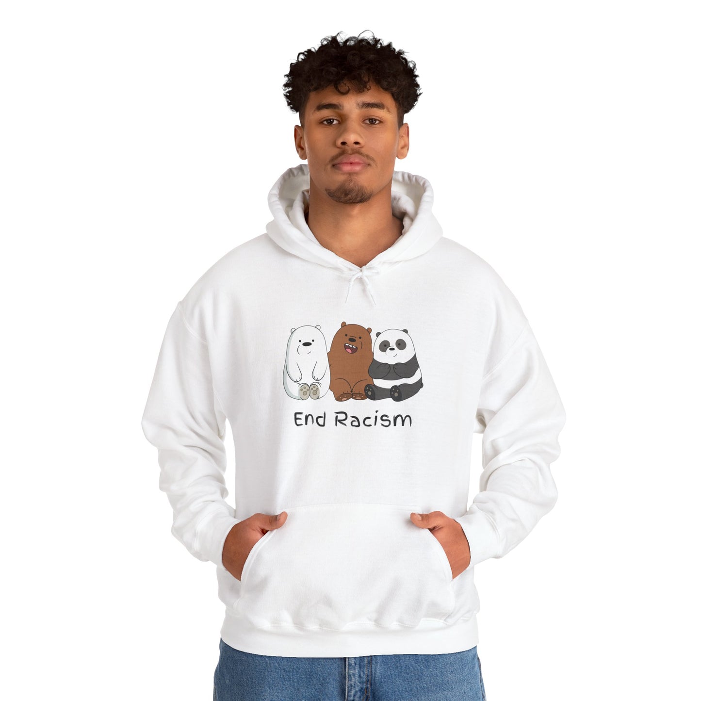 Heavy Blend Hooded Sweatshirt - End Racism